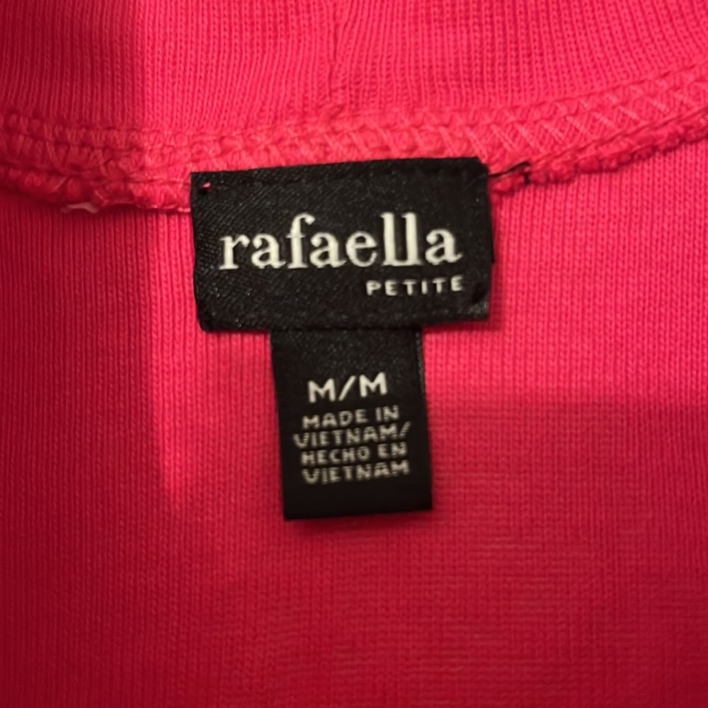 Pink Rafeaella top- M - Picture 3 of 3